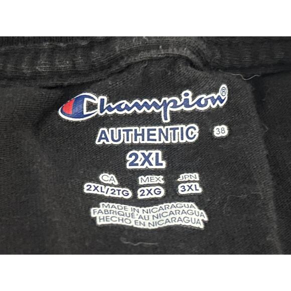 Champion Georgia Bulldogs Black Long Sleeve T Shirt Mens 2XL Graphic Tee - Picture 4 of 4